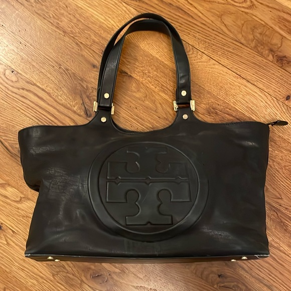 Tory Burch Handbags - Tory Burch Solid Leather Tote Bag